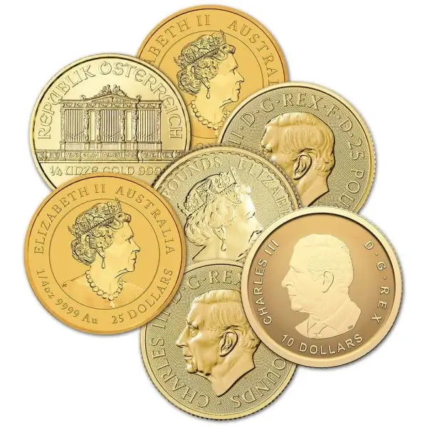 1/4 oz Gold Coin .9999 Fine - Random Brand - Secondary Market