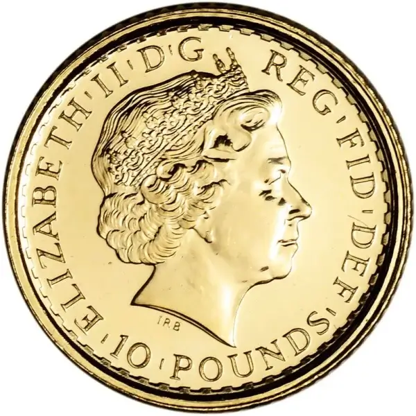 Great Britain Gold Britannia £10 - 1/10 oz - BU - Random Date