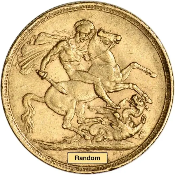 Great Britain Gold Sovereign (.2354 oz) - Victoria Jubilee Avg Circ Random Date