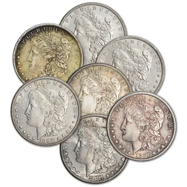 Morgan Silver Dollar Coin - Cull AU Details - Pre 1921 Random Date - 1 COIN