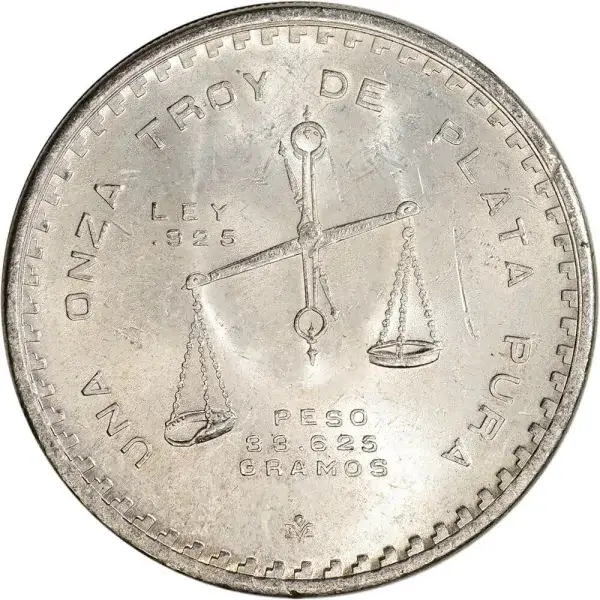 Mexico Silver Onza 1 oz 1 Onza - AU/BU - Random Date