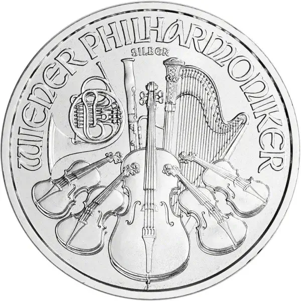 Austria Silver Philharmonic - 1 oz - 1.5 Euro - BU - Ten 10 Coins - Random Date