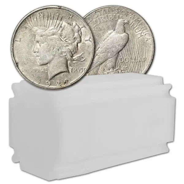 US Peace Silver Dollar - Roll of 20 coins - Cull - Random Date