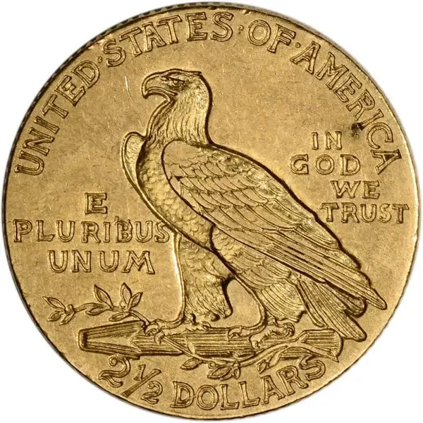 US Gold $2.50 Indian Head Quarter Eagle - Very Fine - Random Date