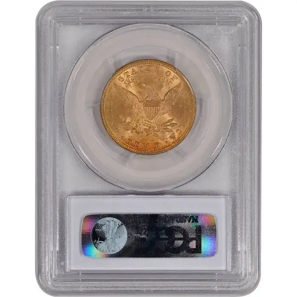 US Gold $10 Liberty Head Eagle - PCGS MS62 - Random Date