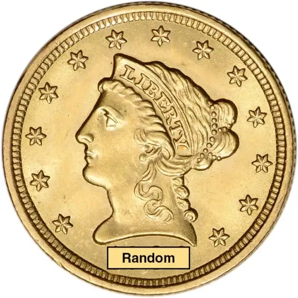US Gold $2.50 Liberty Head Quarter Eagle - BU - Random Date