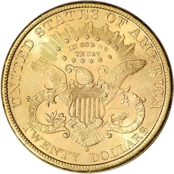 US Gold $20 Liberty Head Double Eagle - Almost Uncirculated - Random Date