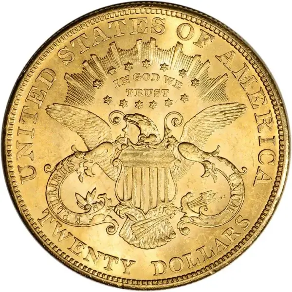 US Gold $20 Liberty Head Double Eagle - Brilliant Uncirculated - Random Date