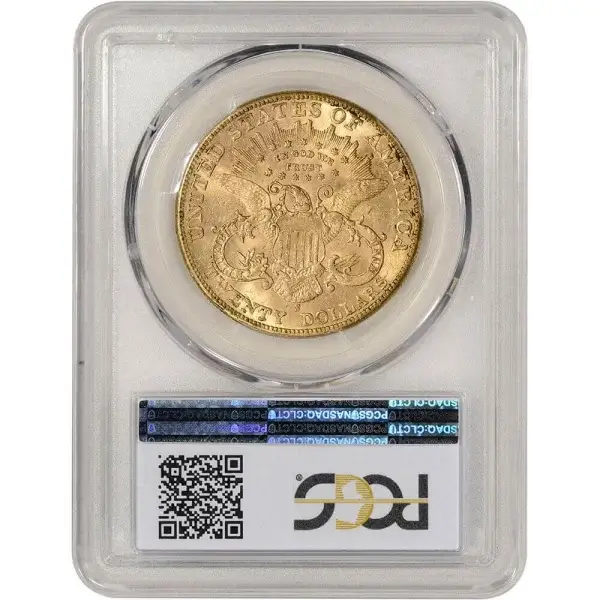US Gold $20 Liberty Head Double Eagle - PCGS MS61 - Random Date