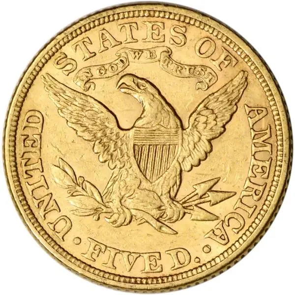 US Gold $5 Liberty Head Half Eagle - Extra Fine - Random Date