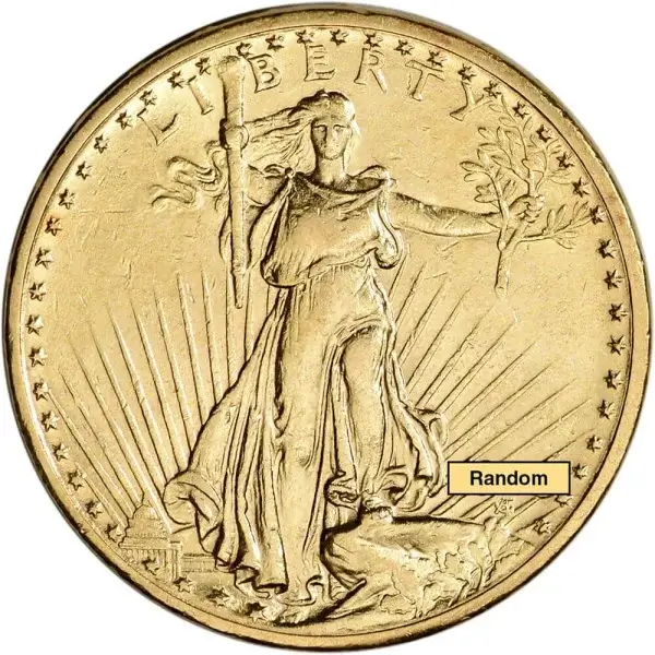 US Gold $20 Saint-Gaudens Double Eagle - XF - Random Date