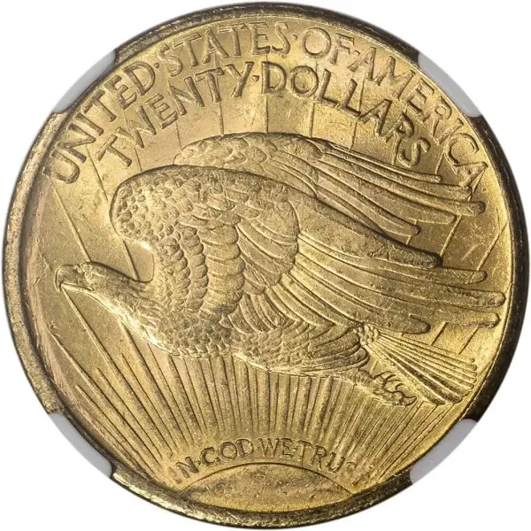 US Gold $20 Saint-Gaudens Double Eagle - NGC MS62 - Random Date