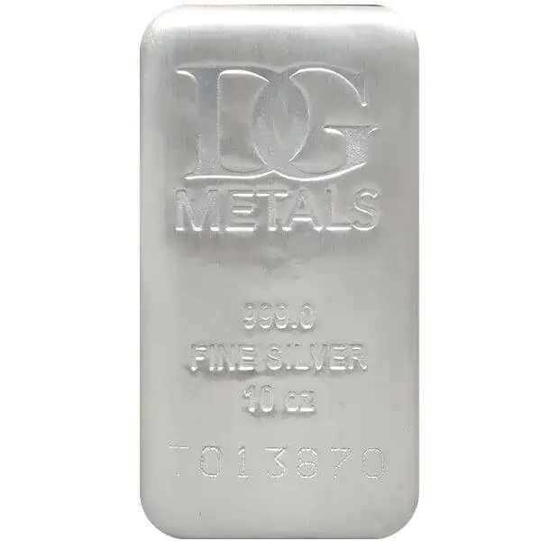 10 oz Silver Bar - Dillon Gage - .999 Fine