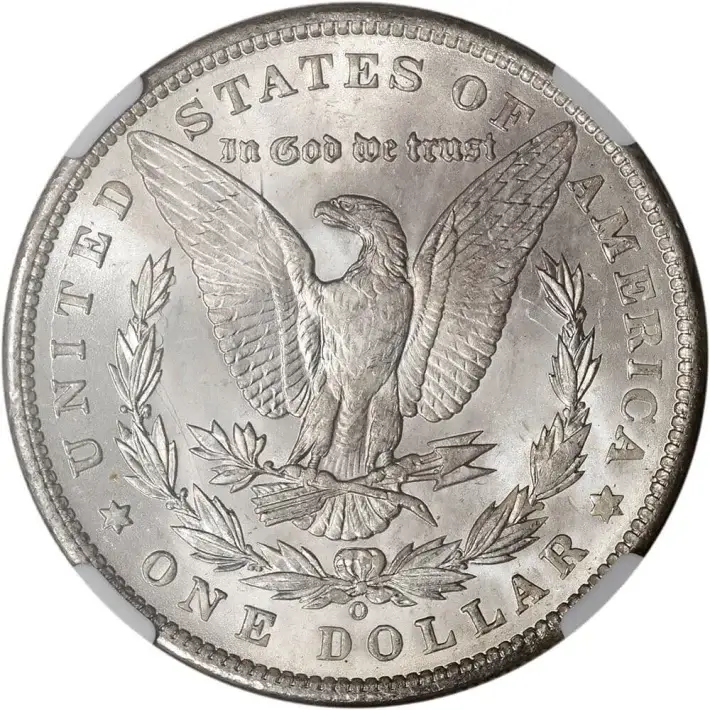 1900 O US Morgan Silver Dollar $1 - NGC MS63 #3
