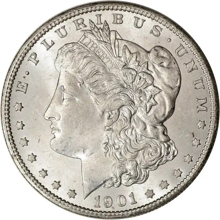1901 O US Morgan Silver Dollar $1 - BU - Roll of 20 #3
