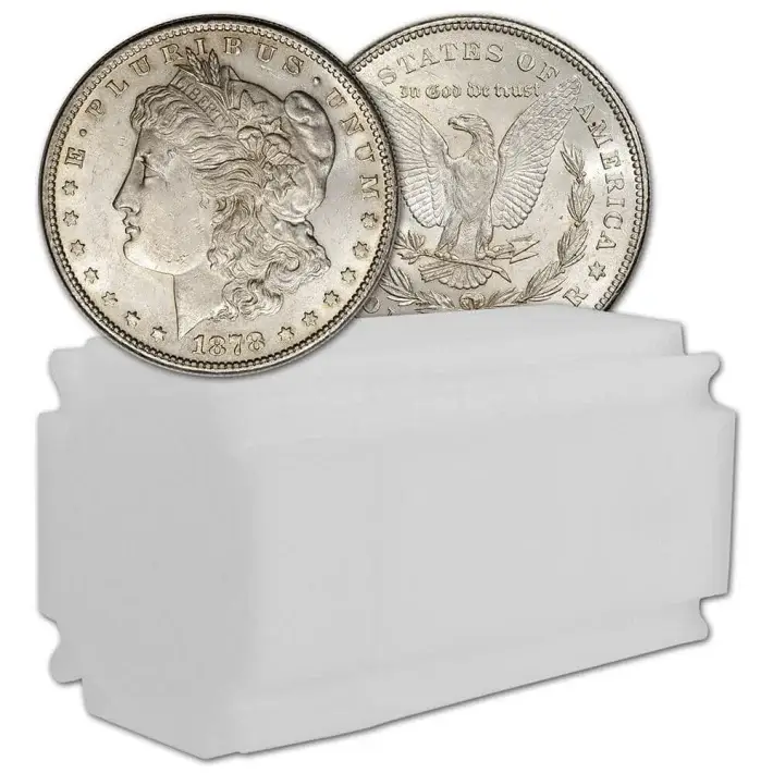 1878 S US Morgan Silver Dollar $1 - BU - Roll of 20 #1