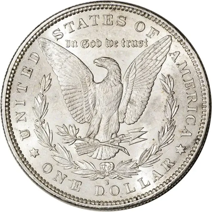 1880 S US Morgan Silver Dollar $1 - BU - Roll of 20 #2