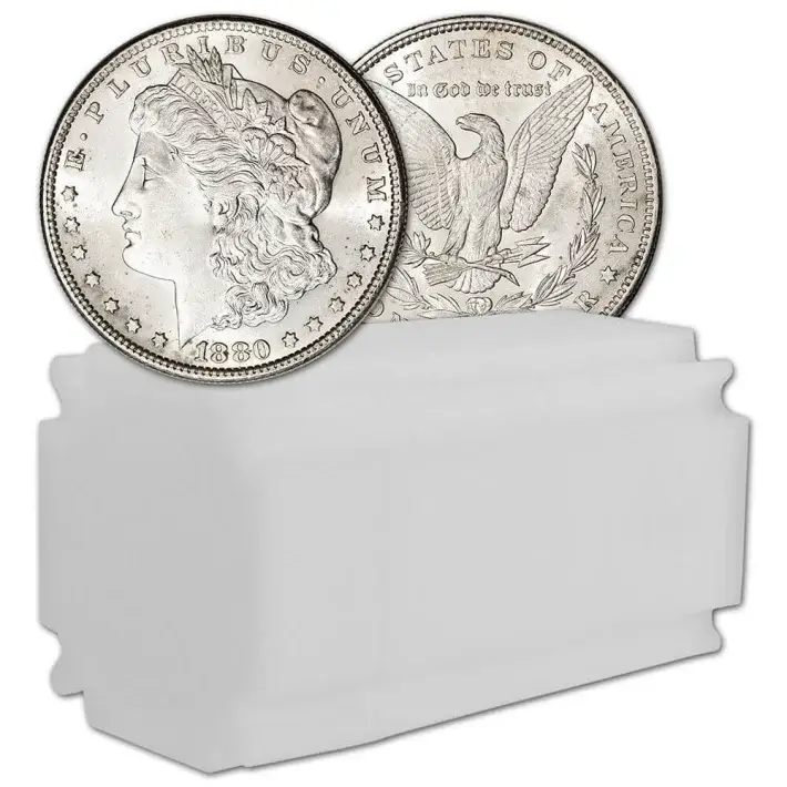 1880 S US Morgan Silver Dollar $1 - BU - Roll of 20 #1