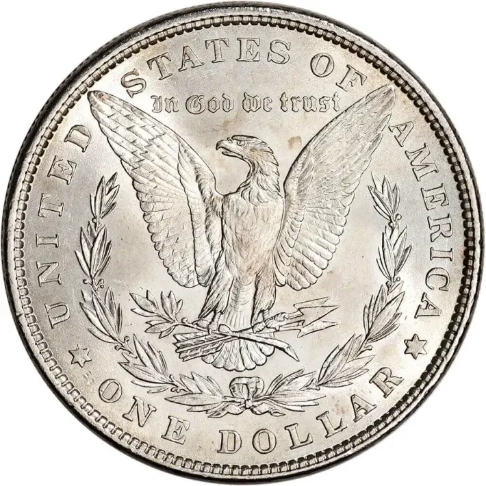 1881 US Morgan Silver Dollar $1 - BU #2