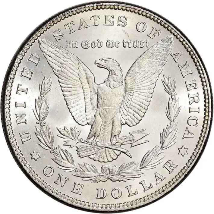 1883 US Morgan Silver Dollar $1 - BU #2