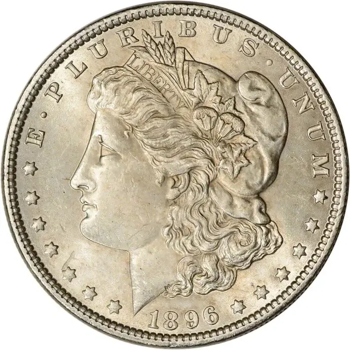 1896 US Morgan Silver Dollar $1 - BU - Roll of 20 #2