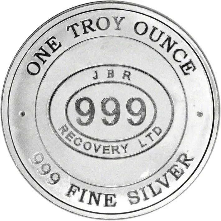 1 oz Silver Round JBR Recovery Ltd - 999 Fine Icons of Britain Sealed Box of 500 #2