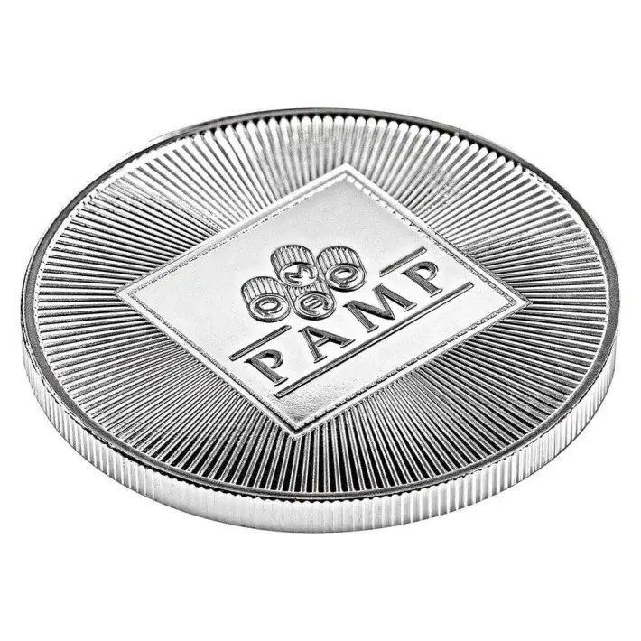 TWENTY (20) 1 oz PAMP Silver Round - Logo Design .999 Fine Roll Tube of 20 #4