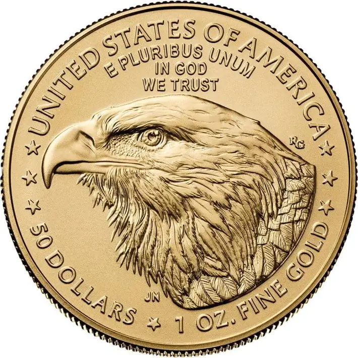2025 American Gold Eagle 1 oz $50 - BU v2 #2