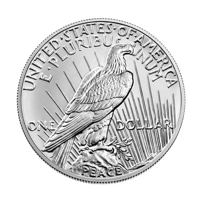 2021 US Peace Silver Dollar $1 High Relief in OGP #4