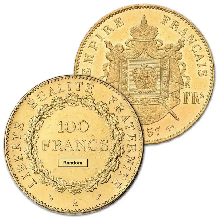France Gold 100 Francs - Random Design - Avg Circ - Random Date #2