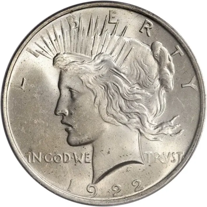 US Peace Silver Dollar - PCGS MS66 - (1 Coin) Random Date and Label #2