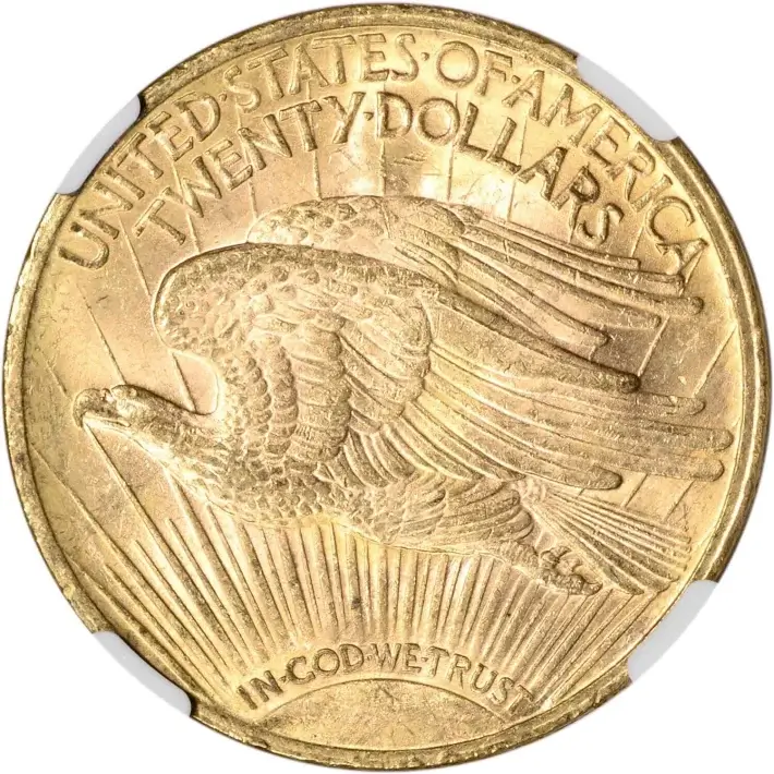 US Gold $20 Saint-Gaudens Double Eagle - NGC MS61 - Random Date #4