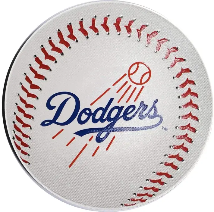 2025 Niue Silver MLB Los Angeles Dodgers Colorized BU 1 oz $2 coin in Capsule #1