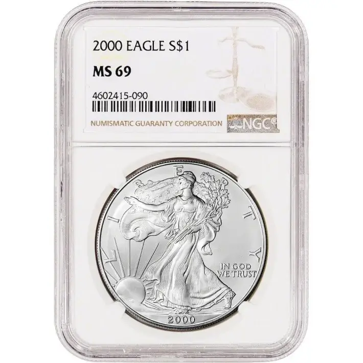 2000 American Silver Eagle Coin - NGC MS69 #1