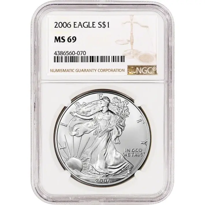 2006 American Silver Eagle Coin - NGC MS69 #1