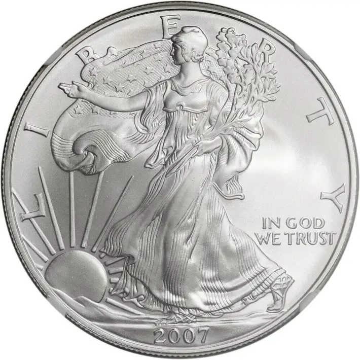 2007 American Silver Eagle - NGC MS70 #3