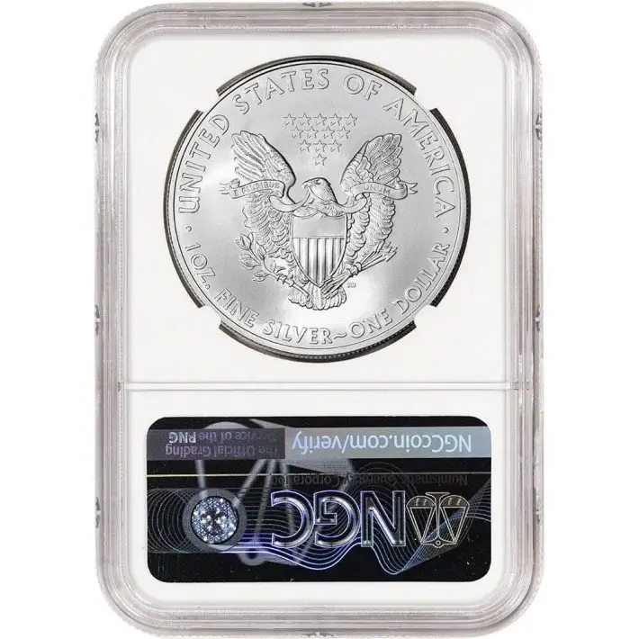 2008 American Silver Eagle Coin - NGC MS69 #5