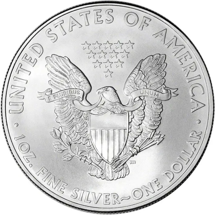 2010 American Silver Eagle 1 oz $1 - 1 Roll - Twenty 20 BU Coins in Mint Tube #2