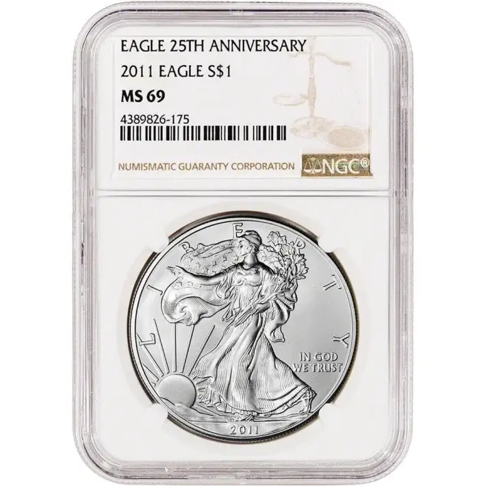 2011 American Silver Eagle Coin - NGC MS69 #1