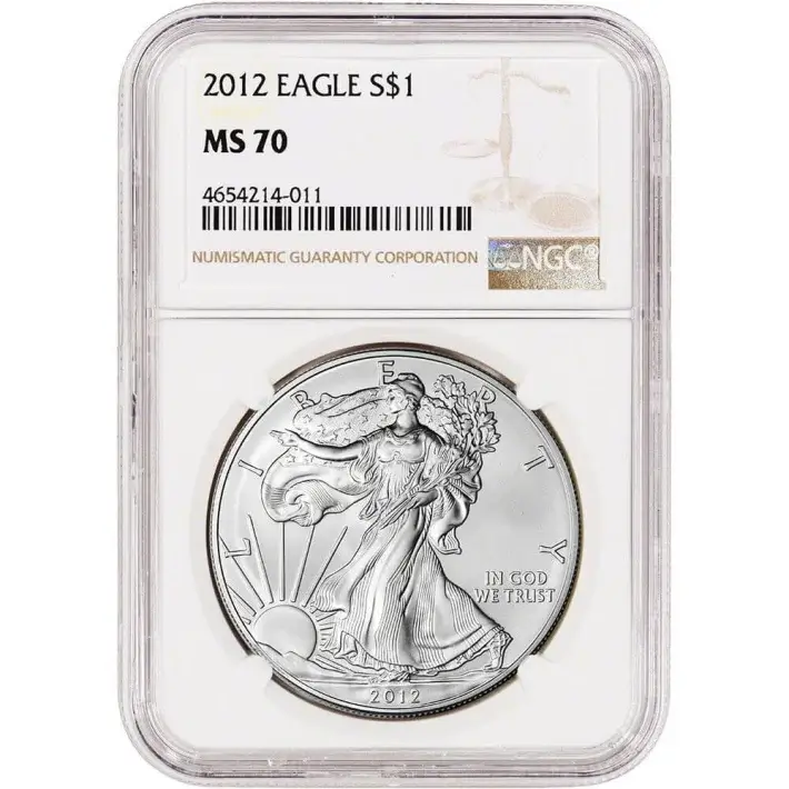 2012 American Silver Eagle - NGC MS70 #1