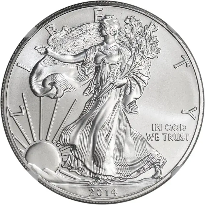 2014 American Silver Eagle - NGC MS70 #3