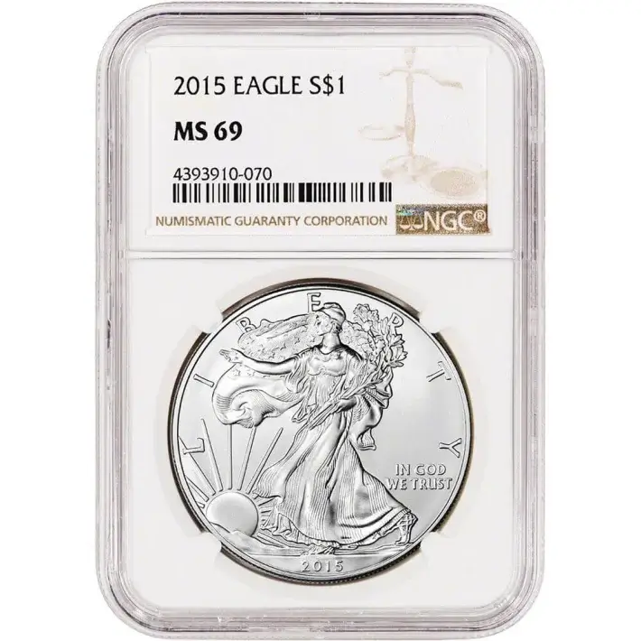 2015 American Silver Eagle Coin - NGC MS69 #1