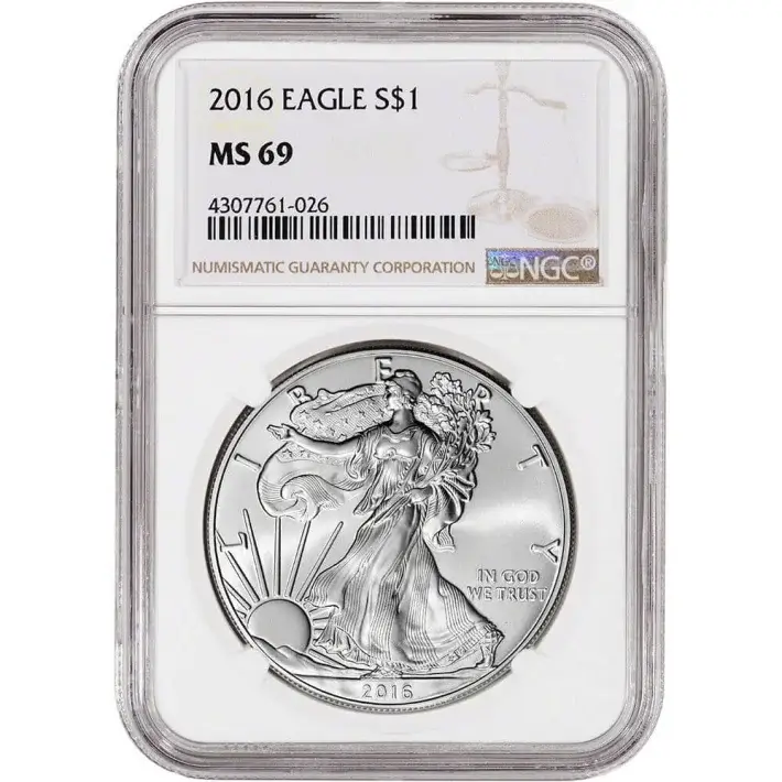 2016 American Silver Eagle - NGC MS69 #1