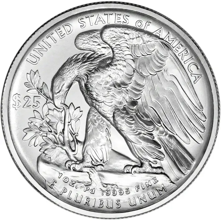 2017 American Palladium Eagle Coin 1 oz $25 - BU #2