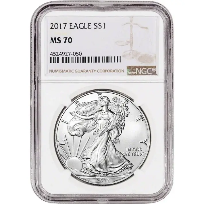 2017 American Silver Eagle - NGC MS70 #1