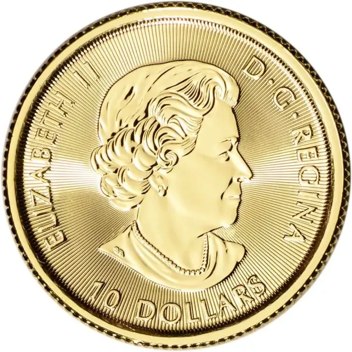 2021 Canada Gold Bison 1/4 oz $10 - BU #2