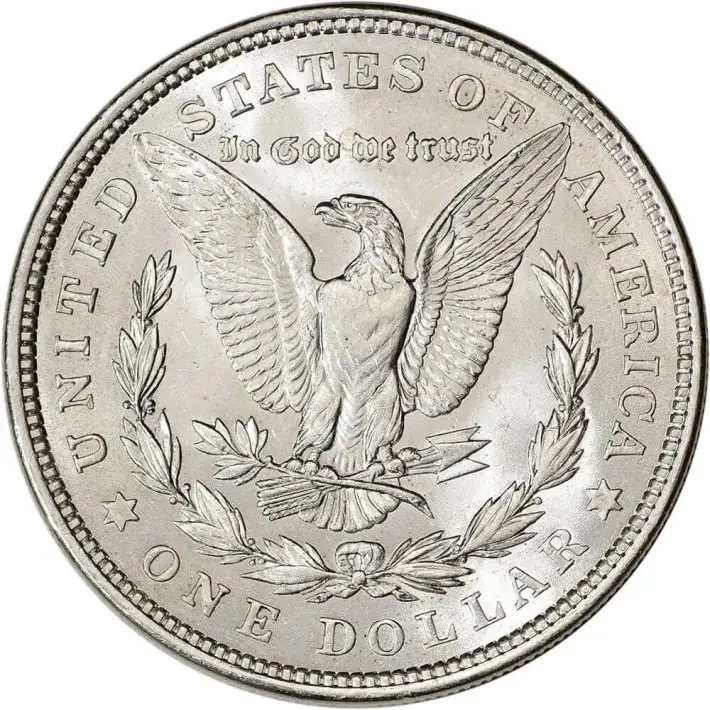 1921 US Morgan Silver Dollar $1 - BU #2