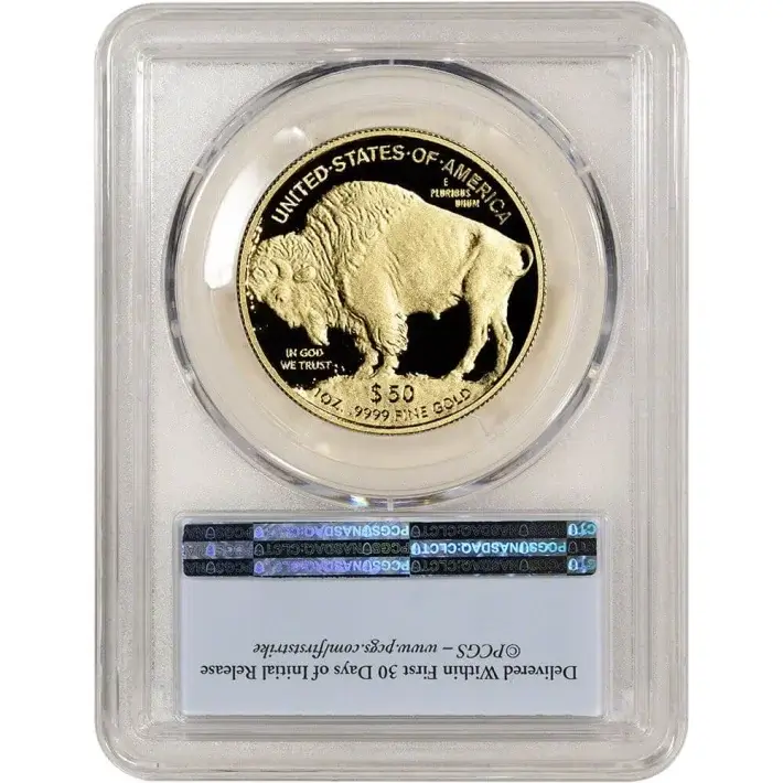 2021 W American Gold Buffalo Proof 1 oz $50 PCGS PR70 DCAM First Strike Buffalo #3