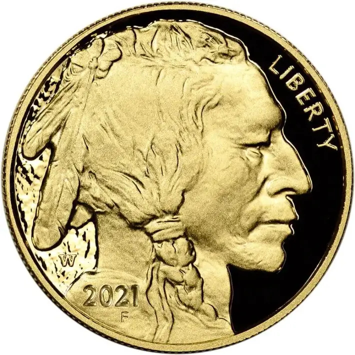 2021 W American Gold Buffalo Proof 1 oz $50 PCGS PR70 DCAM First Strike Buffalo #2