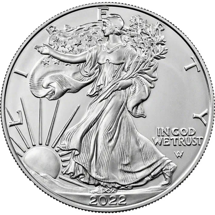 2022 American Silver Eagle 1 oz $1 - BU #1